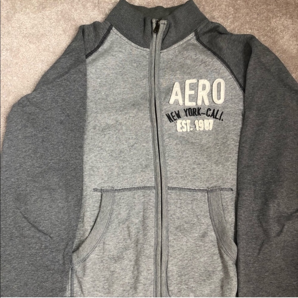 Men’s Zipper Down Aeropostale Sweater